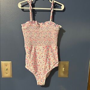 Cynthia Rowley Pink Floral Kids One Piece Swimsuit